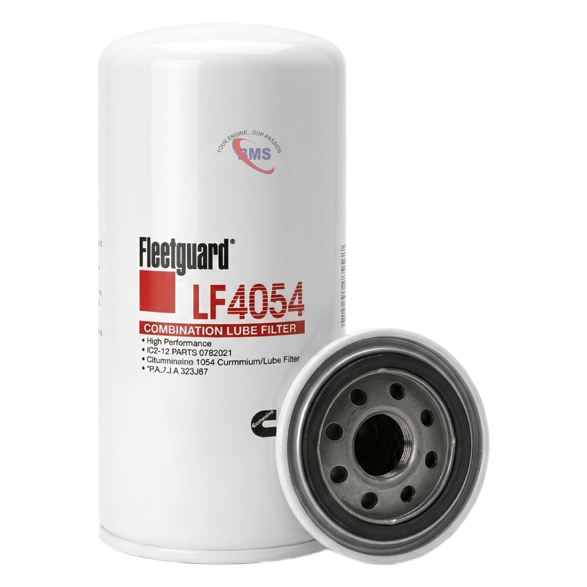 Heavy-duty LF4054 engine oil filter installed